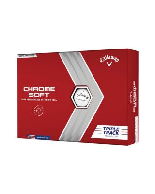 Callaway Chrome Soft Triple Track Golf Balls - Pack of 12 Balls