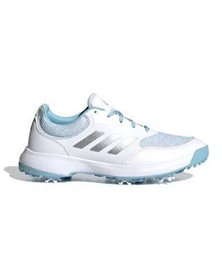 Adidas Women’s Tech Response 2.0 MD Spiked Golf Shoes - White/Sky (CS)