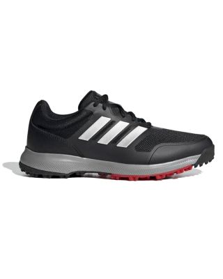 Adidas Men's Tech Response SL WD Spikeless Golf Shoes - Black/Silver/Scarlet