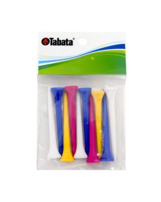 Tabata Plastic Slim Long Tees - 70mm - (10 Count)