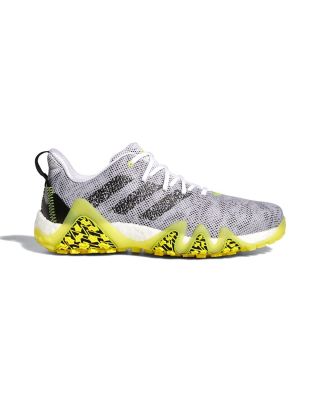 Adidas Junior's Codechaos 22 Boa MD Spikeless Golf Shoes - White/Black/Yellow
