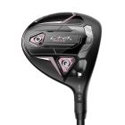 Sole view of Cobra King Women's Ltdx Max Fairway Wood with PWR-COR to maximize speed and stability